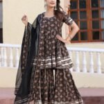 Masakali Cotton Sharara Set