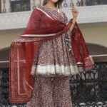 Multi Colour Sharara Set