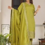 Yellow Green Suit Set